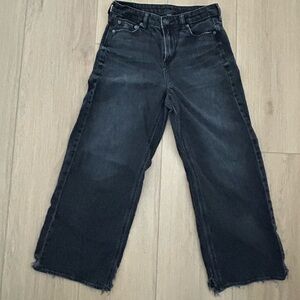 American Eagle Cropped High Rise Slightly Distressed Jeans 4
